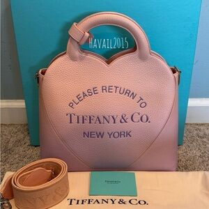 Tiffany & Co. RARE! Pink Ombre Return To Tiffany medium tote
